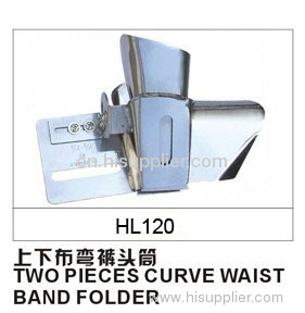 TWO PIECES CURVE WAIST BAND FOLD