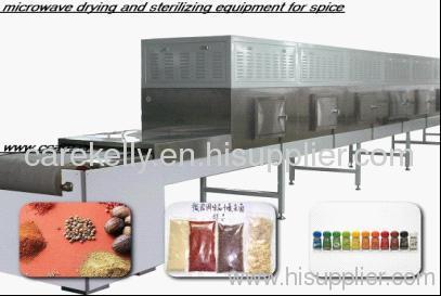 condiment and spice microwave drying machine