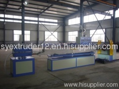 Cylindrical dripper pipe production line