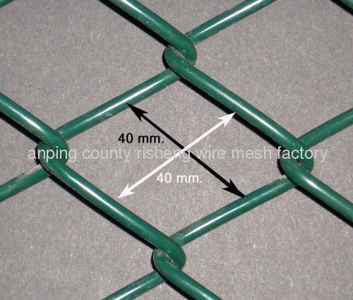 PVC coated chian link fence