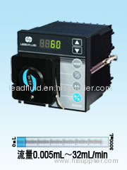 speed variable peristaltic pump micro-flow pump flow rate 0.00011 to 64ml/min CE approval