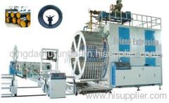 plastic pipe extrusion line