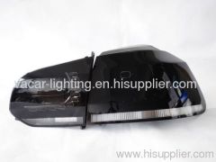 Black color Golf 6 R20 LED tail lamp