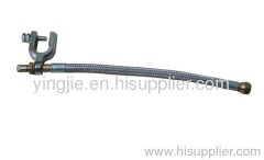 Flexible braided hose with holder hose Steel Braided Flexible Valve Extension