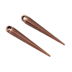 34mm Plated Antique Copper Basketball Wives Spike Beads Wholesale