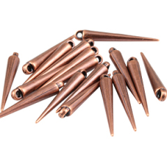 34mm Plated Antique Copper Basketball Wives Spike Beads Wholesale