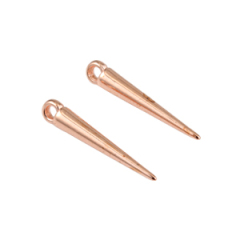 22mm Rose Gold Plated Basketball Wives Earring Spike Beads Wholesale
