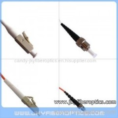 LC/PC to ST/PC Multimode Simplex Fiber Optic Patch Cord