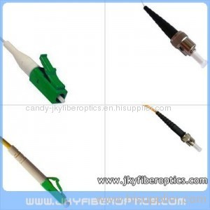 LC/APC to ST/UPC Singlemode Simplex Fiber Optic Patch Cord
