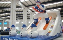 Snow ski kid wise inflatable water slides