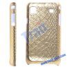 Classic Crozzling Paster Hard Plastic Case for Samsung Galaxy S i9000(Gold)