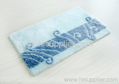 tufted bath mat with latex backing