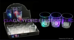 Led flashing shot glass