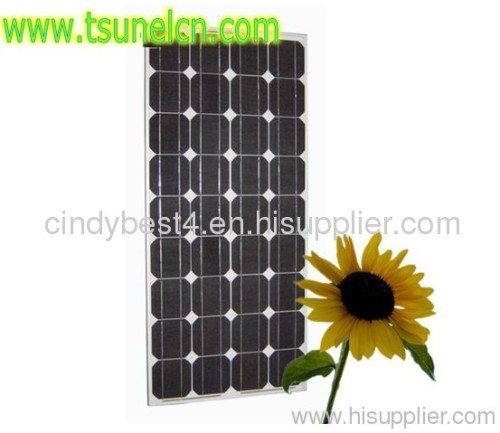 75W Monocrystalline Solar Module / Solar Panel / PV Module / PV Panel TUV/IEC/CE certified