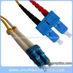 LC/UPC to SC/UPC Singlemode Duplex Fiber Optic Patch Cord