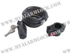 Bike Alarm Cable Lock with built in Siren