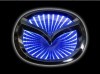 Dazzle beautiful 3 D MAZDA2/3 car logo lighting