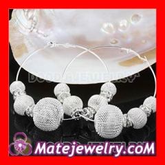 70mm Basketball Wives Mesh hoop earrings