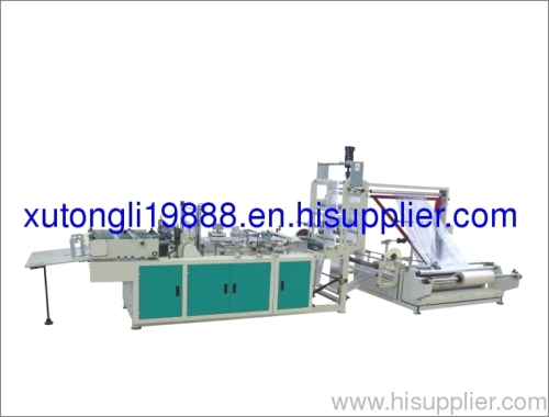 2011 RQLE Multifunction Computer control Hot-Cutting Bag Making Machine with Triangle Folding Machine (500-1300)