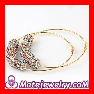 colorful beads basketball wives earrings