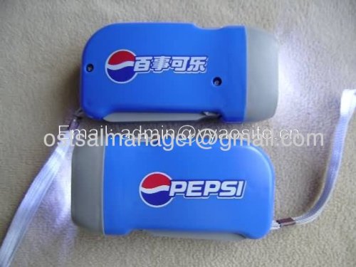 logo printed promotional flashlight