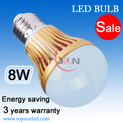 SMD5630 E27 LED 8W Bulb lamp & 8W led dimmable bulb indoor lighting