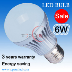 E27 6W LED bulb