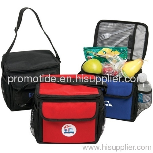 Polyester 6-Can Cooler Tote Bag