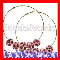 Basketball Wives Poparazzi charmed hoop gold earrings