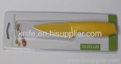 Paring knife with non-stick coating