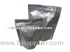 No printing silver stand up pouch aluminium ziplock bag