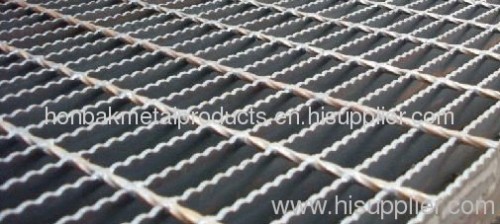 galvanzied serrated metal grating