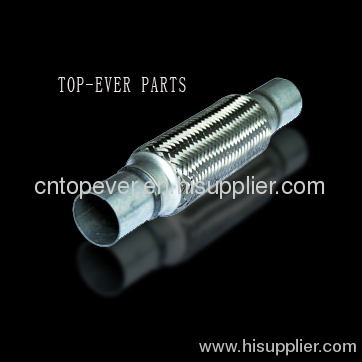 stainless steel exhaust flexible pipe with bellows, inner braid,interlock,base, nipples