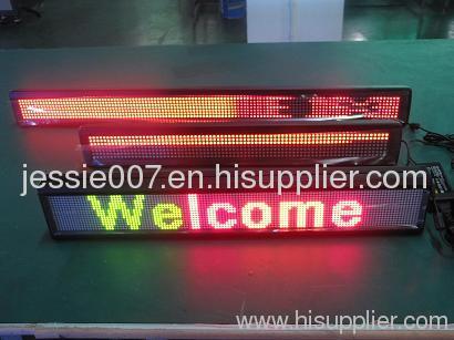 Ali express 7 segment led moving sign with brightness red color