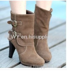 Ladies' leather boots,Hot Sale