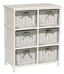 Double cabinet with 6 drawers
