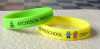 Wristband Silicone Gift Filled in Color Debossed Bracelet