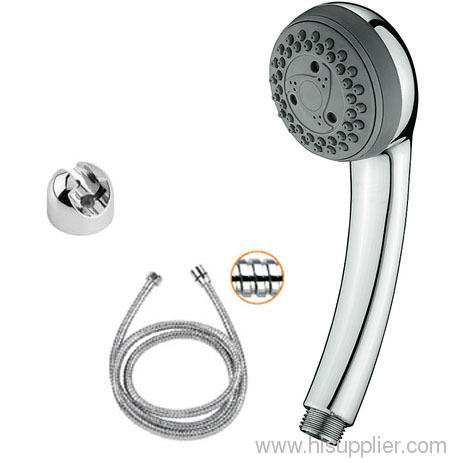 three functions aerated shower head with bathroom spray hose