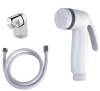 Bidet Toilet Spray Sprayer Shattaf Shower Rinse Hygiene Bum Gun with white PVC shower hose