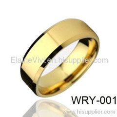 New Rings 18K Gold Plated Tungsten Rings wedding rings women's rings jewelry rings fashion engagement rings