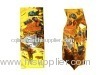 golden printing two side gusset chocolate powder bag