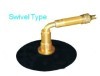 Large bore tubeless tire valve