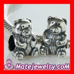 european silver bear charm