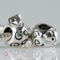 european sterling silver sheep charm wholesale