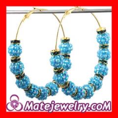 Blue basketball wives earrings