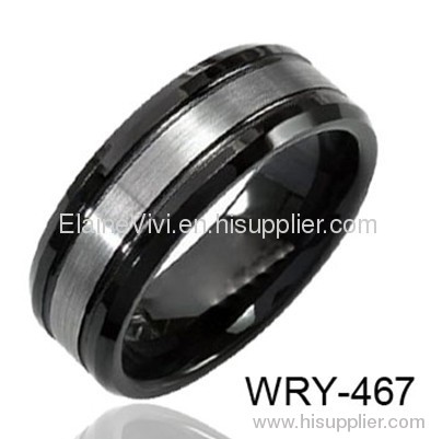 New Rings Two Tone Tungsten Rings Wedding Rings engagement rings jewelry rings fashion mens rings