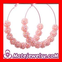 Pink basketball wives earrings