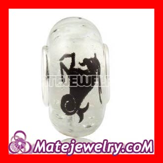 european capricorn charm Silver Core