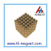 Neodymium magnet ball-GOLDEN COATED