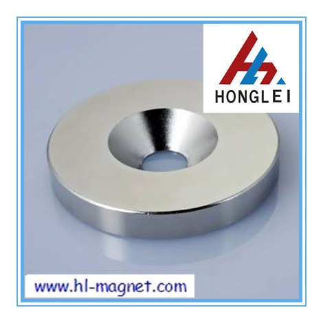 countersunk hole ring magnet